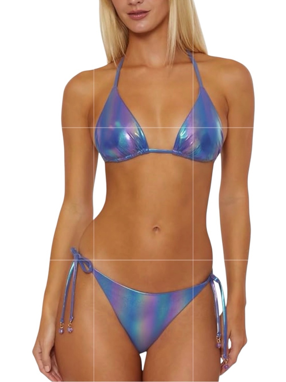 Isabella Rose Disco Fever String Bikini Set Size Medium